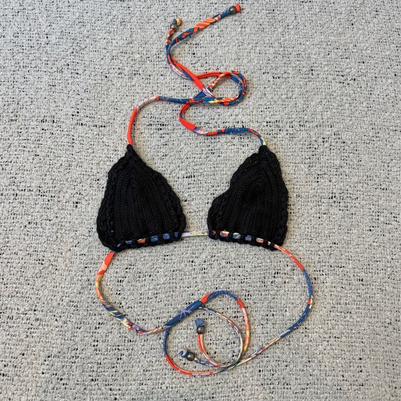 LA Hearts Pink and Black Bikini Set XS - Picture 7 of 8